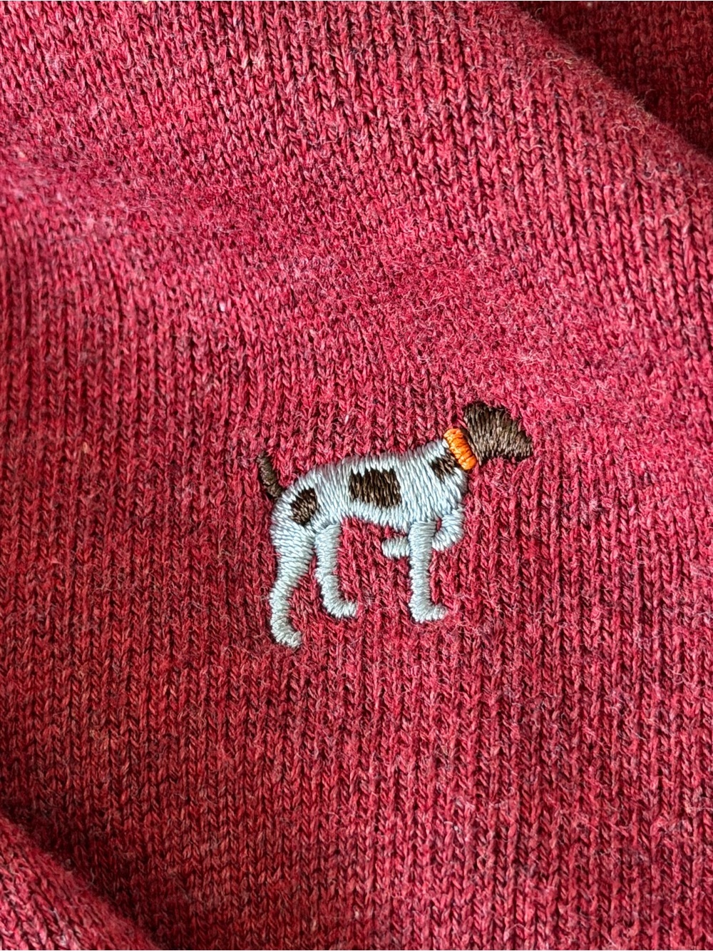 Southern Point Co Hayward Zip XXL Red GSP Bird Dog Quarter Zip Sweater